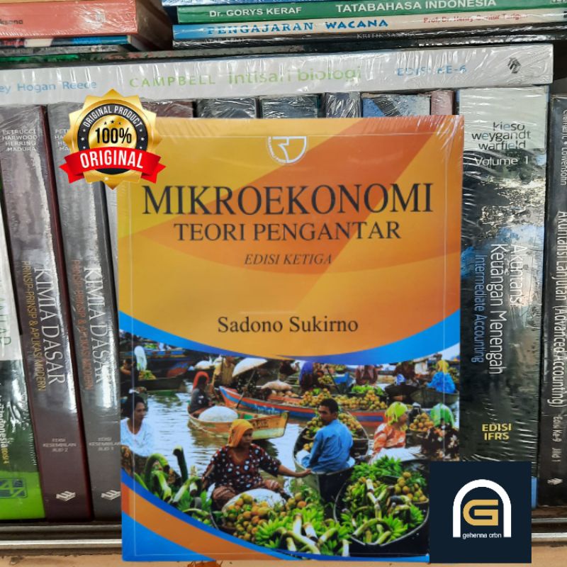 Jual Buku Mikroekonomi Teori Pengantar Edisi Ketiga Sadono Sukirno ...