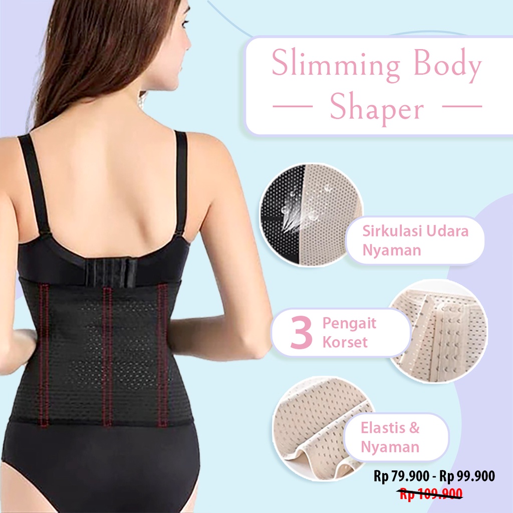 Jual Miracle Waist Shaper Slimming Korset Shopee Indonesia