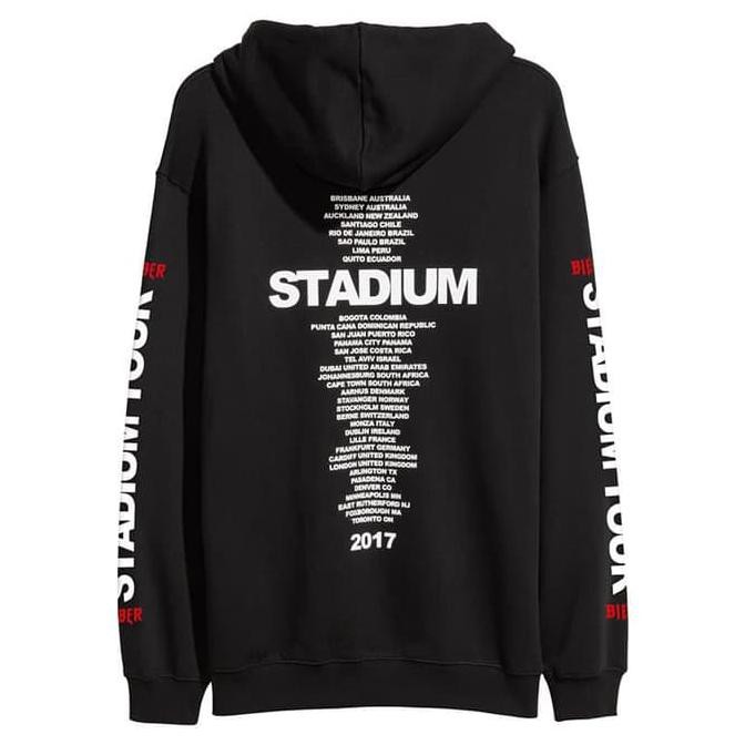 Justin bieber 2025 hoodie stadium