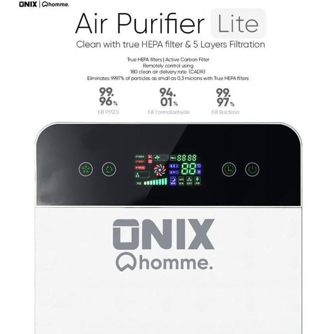Jual Onix Air Purifier Lite Touch Display Pembersih Udara HEPA Filter Shopee Indonesia