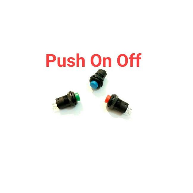 Jual Saklar Push ON OFF Push Button Tombol Bulat Kecil | Shopee Indonesia