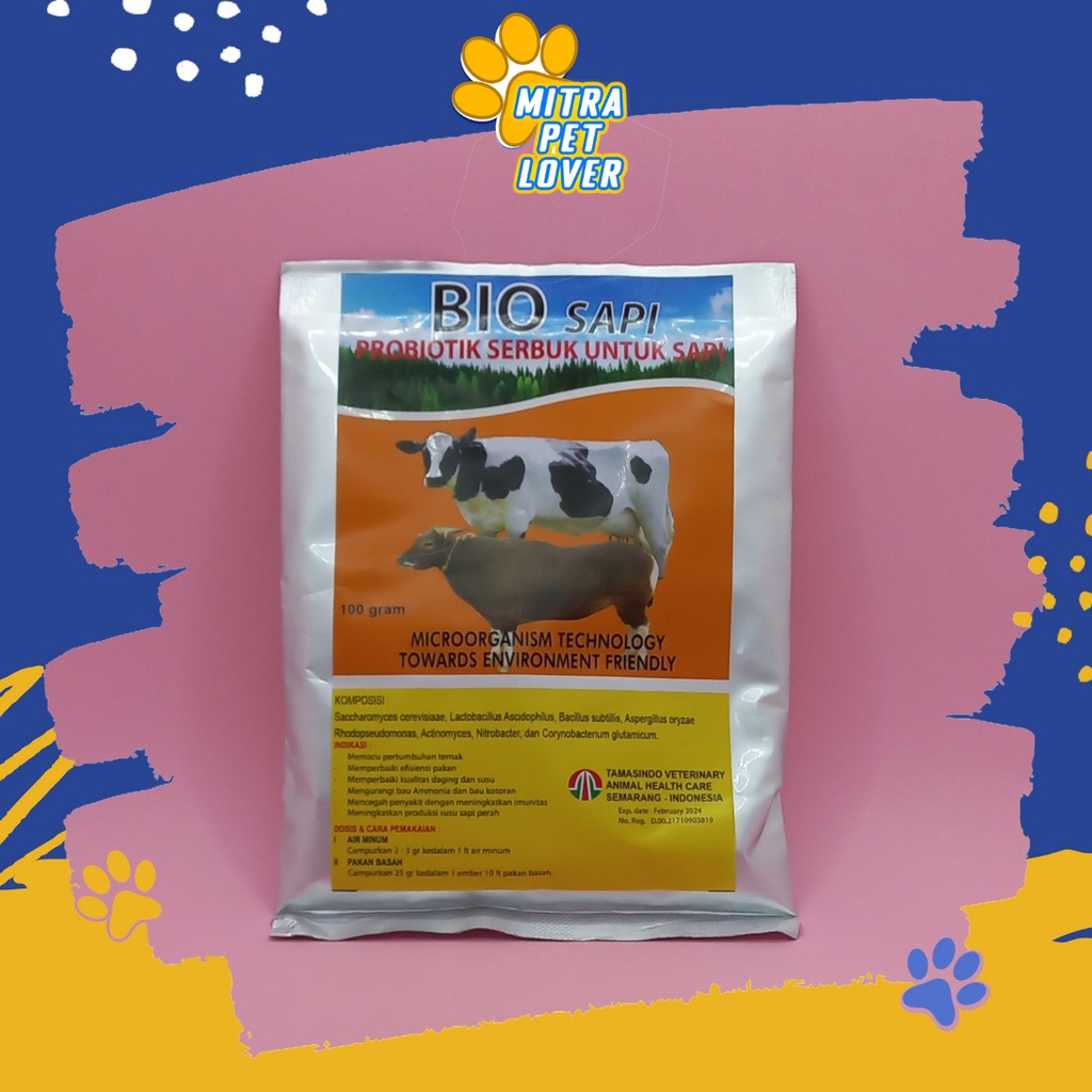 Jual BIO SAPI 100GR- PROBIOTIK UNTUK TERNAK SAPI PACU PERTUMBUHAN ...