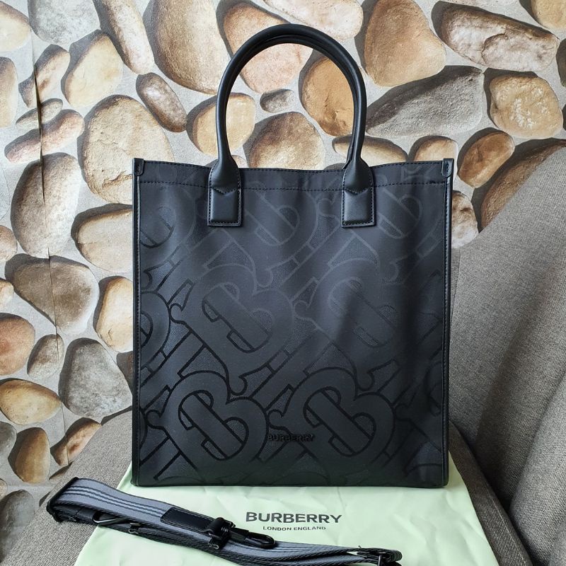 Jual Tas Pria Wanita | ur Tote Monogram Polyester HITAM | Shopee Indonesia