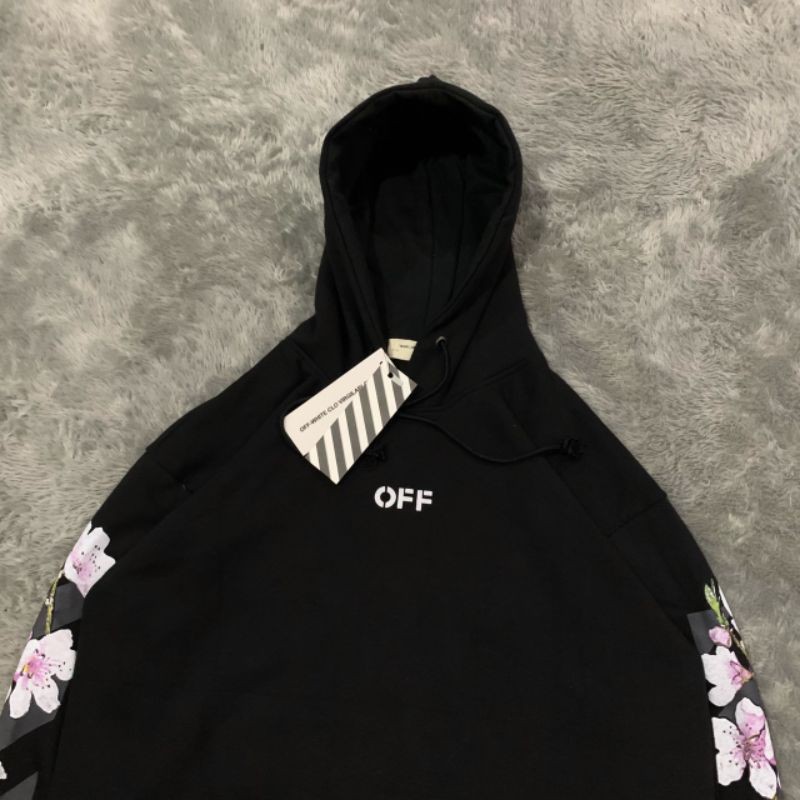 Jual HOODIE OFF WHITE SAKURA MIRROR ORIGINAL OFF WHITE SAKURA OFF WHITE SAKURA OFF WHITE FULL TAG Shopee Indonesia