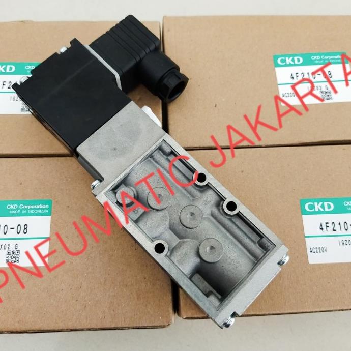 Jual Sol. valve 4F210-08 AC220V / DC24V CKD JAPAN pneumatic | Shopee ...