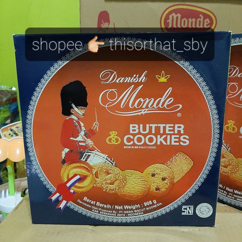 Jual Danish Monde Butter Cookies 908gr | Shopee Indonesia