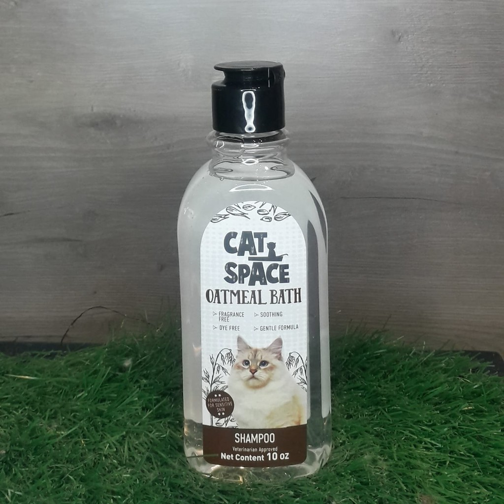 Jual Amazonia CAT SPACE Oatmeal Bath 10 oz Shampo Kucing Shopee Indonesia