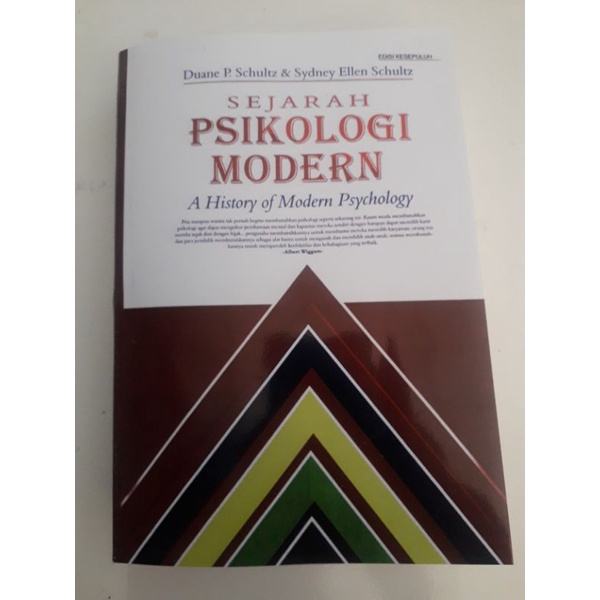 Jual Sejarah Psikologi Modern A History Psychology Edisi 10 | Shopee ...