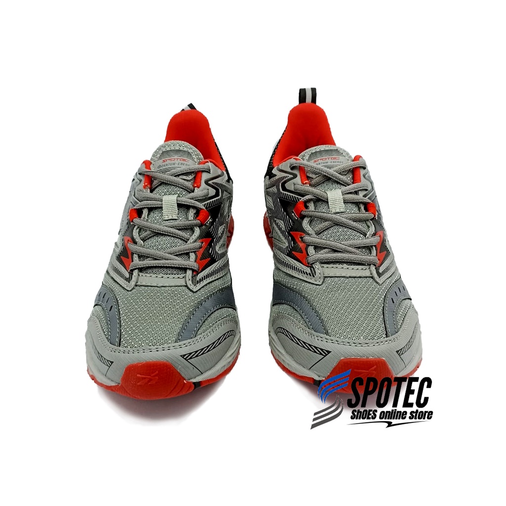 Jual SPOTEC Sepatu RUNNING Artikel RAPTOR-Abu Muda/Merah | Shopee Indonesia