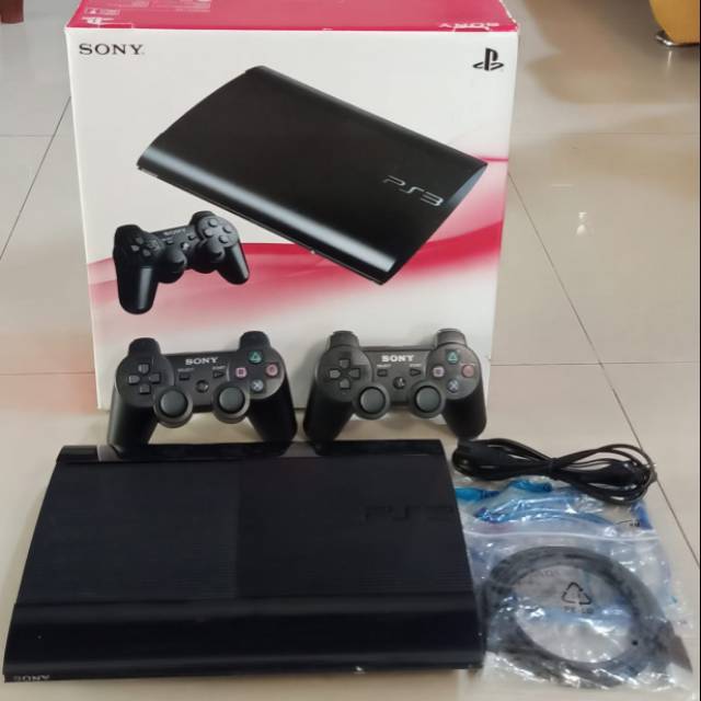 Jual PS3 Super Slim 500gb New Refurbish (Black) | Shopee Indonesia