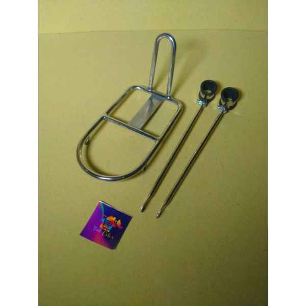 Jual FRONT RACK CLASSIC Stainless steel - keranjang sepeda | Shopee ...