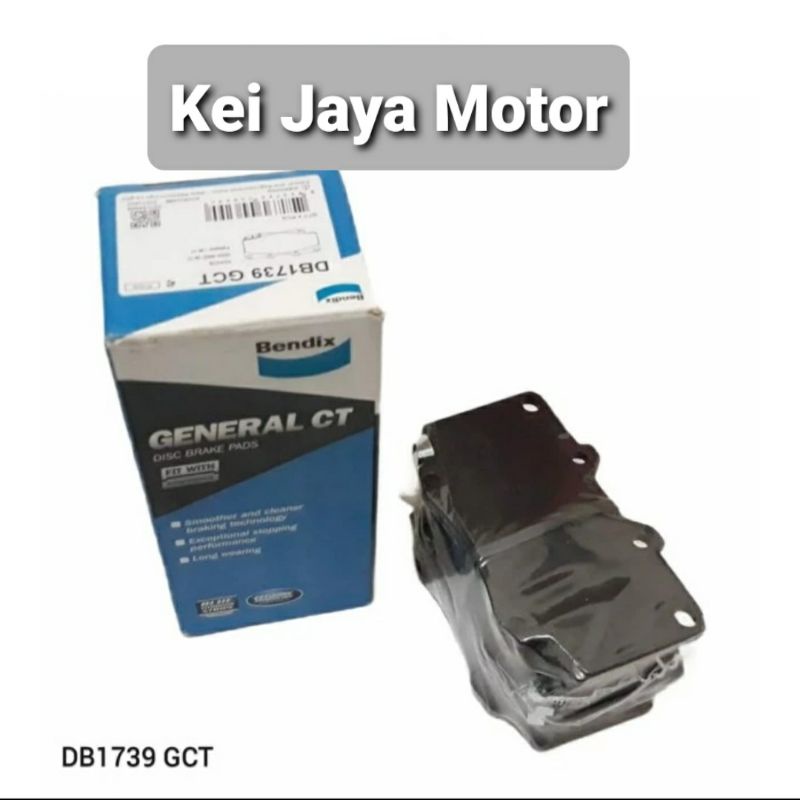Jual Brake Pad Kampas Rem Depan Fortuner Lama DB 1739 GCT | Shopee ...