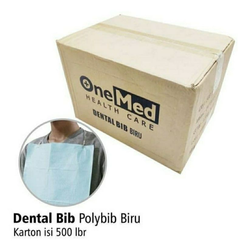 Jual DENTAL BIB POLYBIB POLIBIB ISI 500 lembar ONEMED | Shopee Indonesia