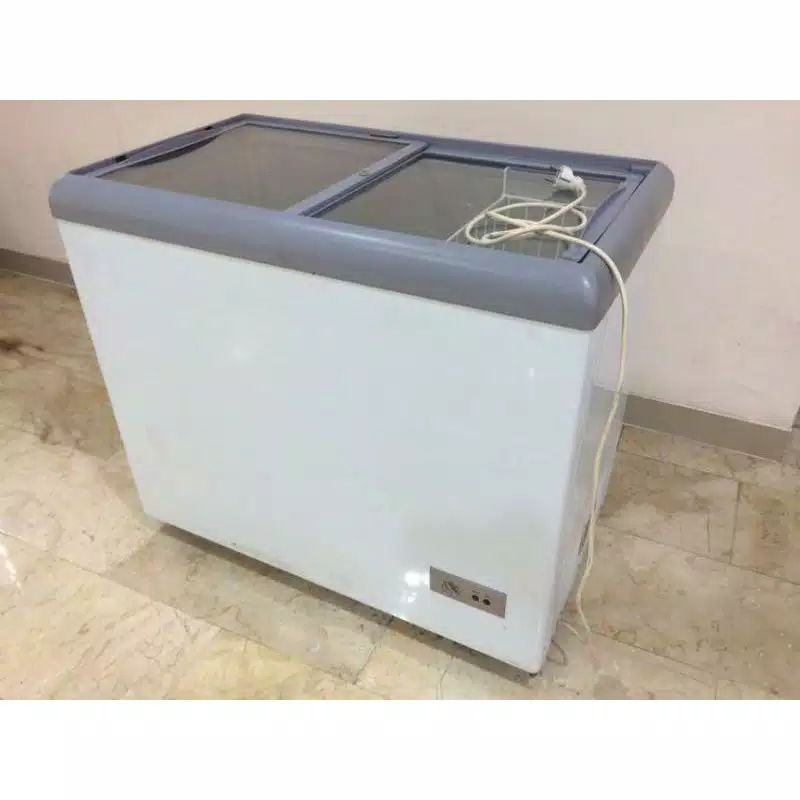 Harga freezer gea on sale 100 liter second