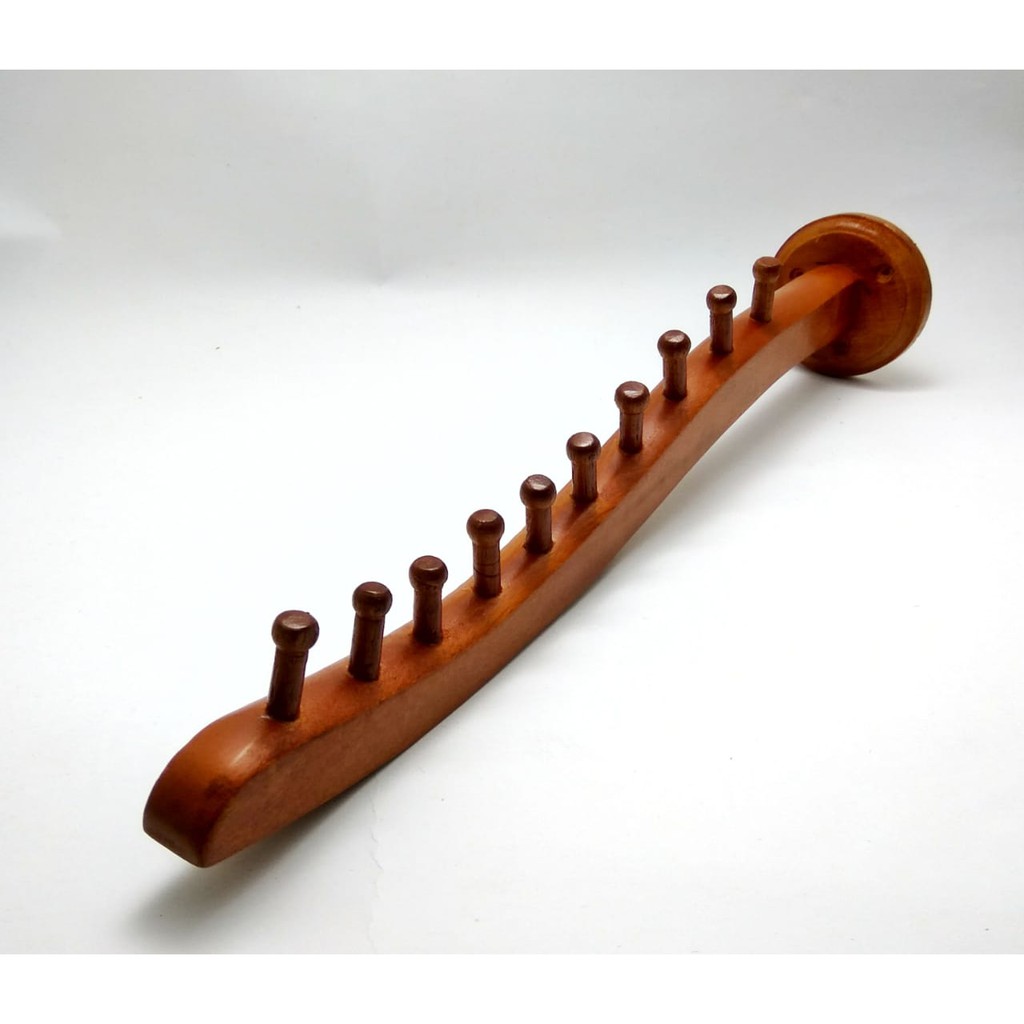 Jual Hanger Suling tembok bahan kayu 10 spasi | Shopee Indonesia