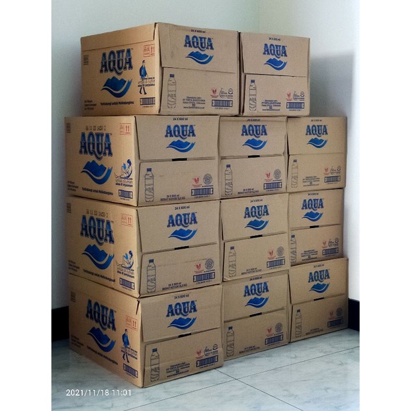 Jual Aqua Botol 600ml 1 Dus 24pcs Shopee Indonesia 6280
