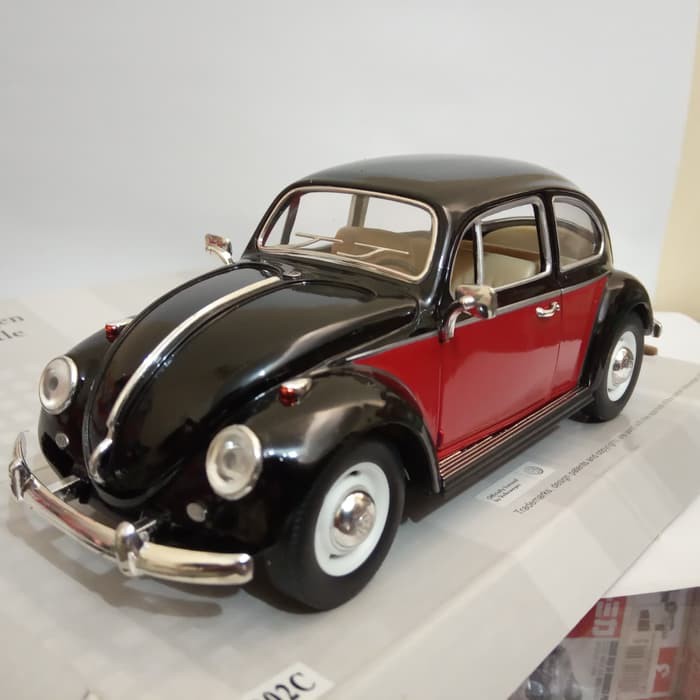 Jual Diecast Mobil Vw Kodok Volkswagen Beetle 1967 Hitam Merah Kinsmart ...