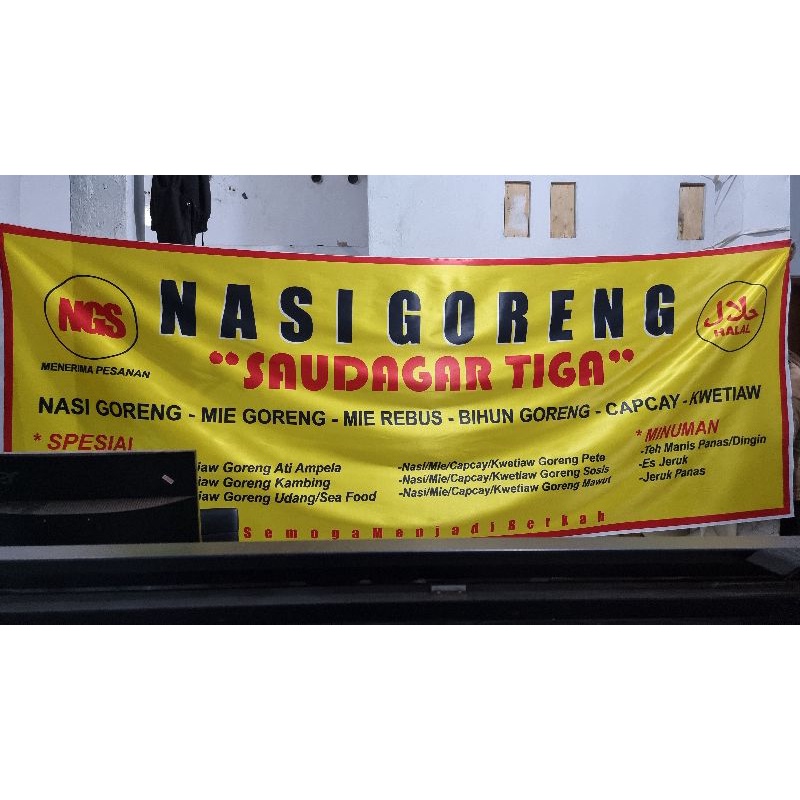 Jual CETAK SPANDUK BANNER BALIGO SPANDUK KAIN | Shopee Indonesia