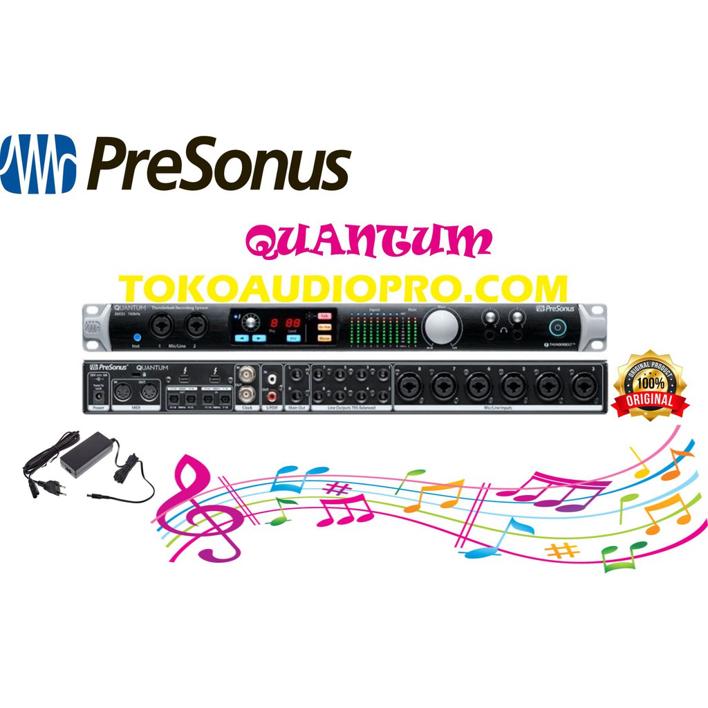 Jual Presonus Quantum Audio Interface Thunderbolt | Shopee Indonesia