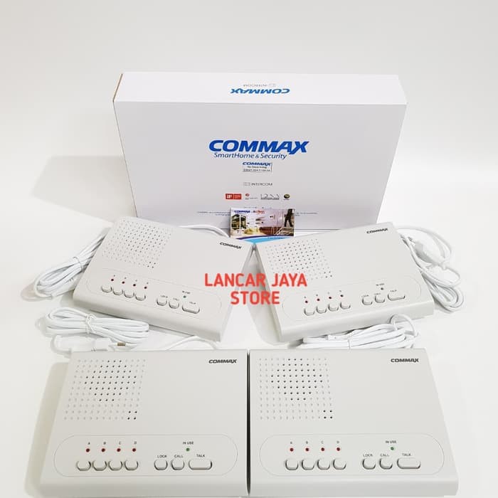 Jual Commax WI-4C/Intercom Commax Wireless WI-4C Putih 1Set 4pcs ...