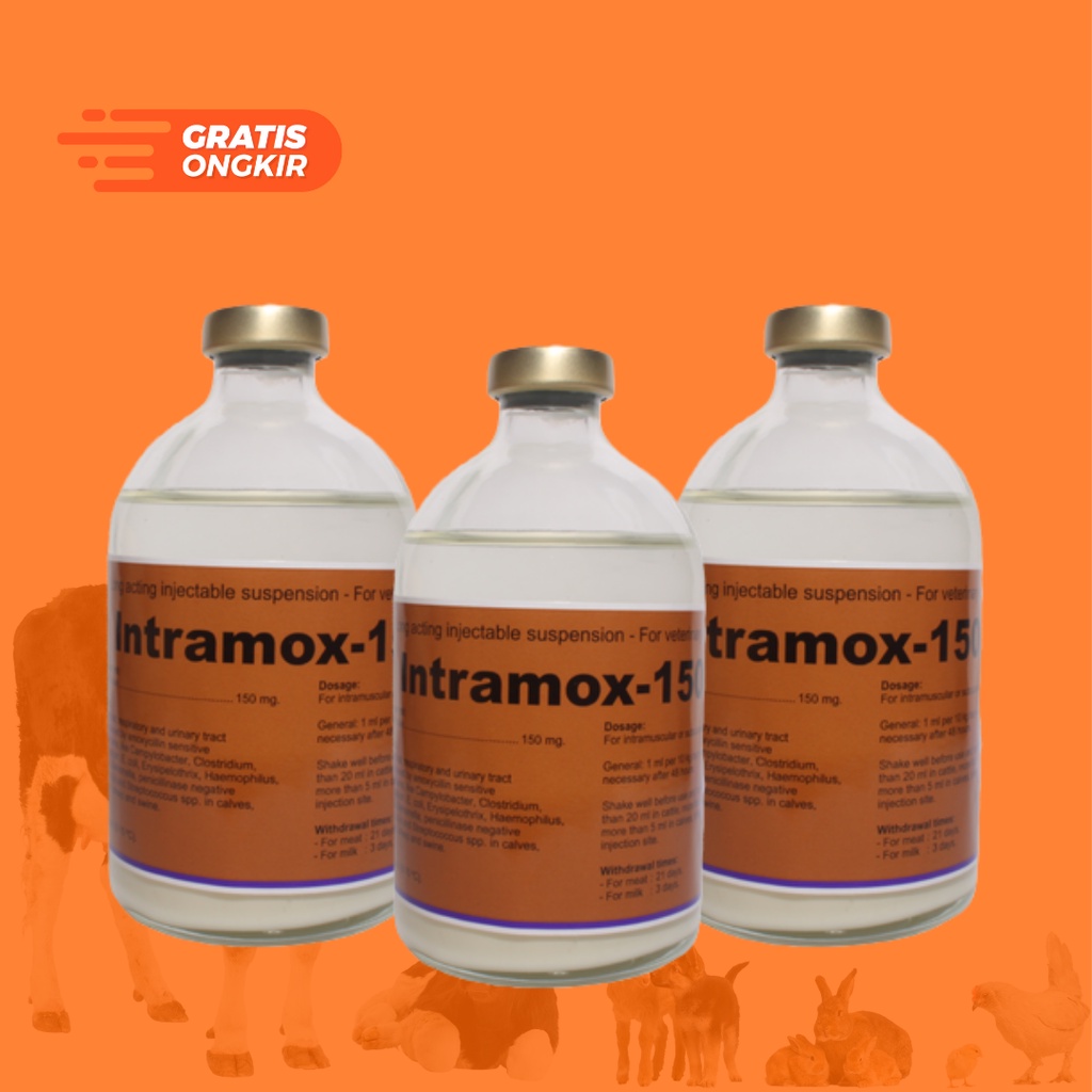 Jual Intramox 150 LA 100ML OBAT INFEKSI SALURAN PERNAPASAN DAN ...