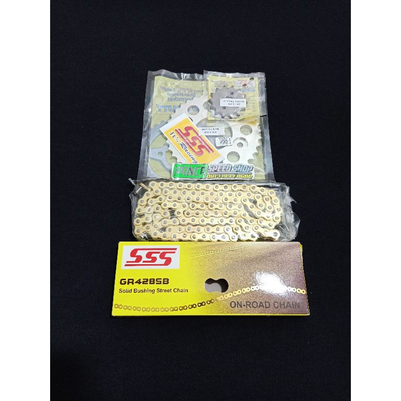 Jual GIR GEAR SET SSS 428 SUPRA X 125 KHARISMA HONDA REVO BLADE KIRANA