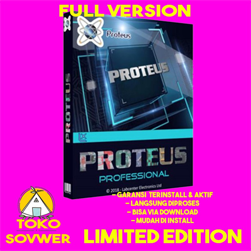 Jual Proteus 8 Professional PCB Design FULL VERSION GARANSI AKTIF