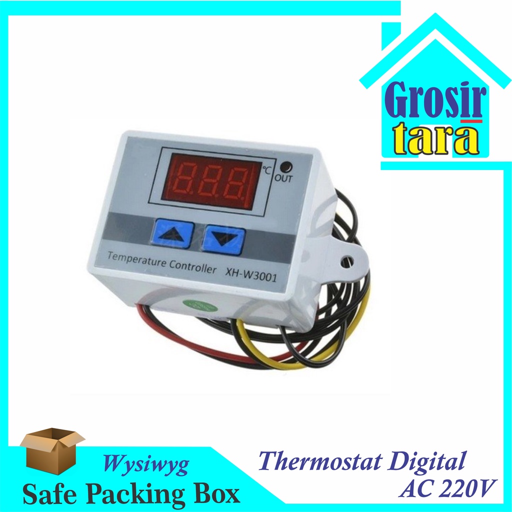 Jual Thermostat Digital AC 220V dan DC 12V Termostat Alat Pengatur Suhu