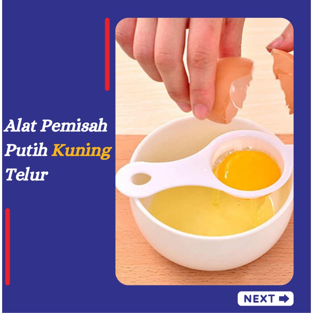 Jual Alat Pemisah Putih Kuning Telur Egg Separator Sederhana | Shopee