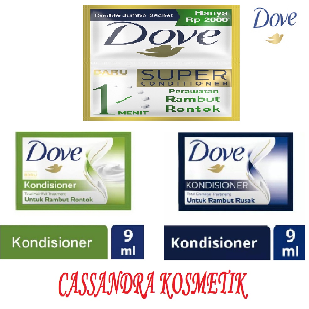 Jual DOVE CONDITIONER SACHET ALL VARIANT | Shopee Indonesia