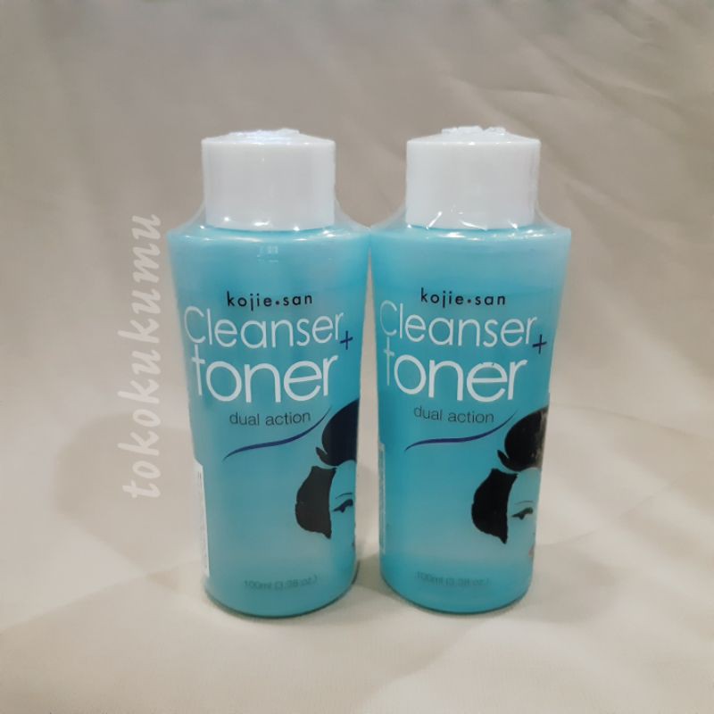 Jual Kojie San Cleanser Toner Dual Action 100 ml Shopee Indonesia