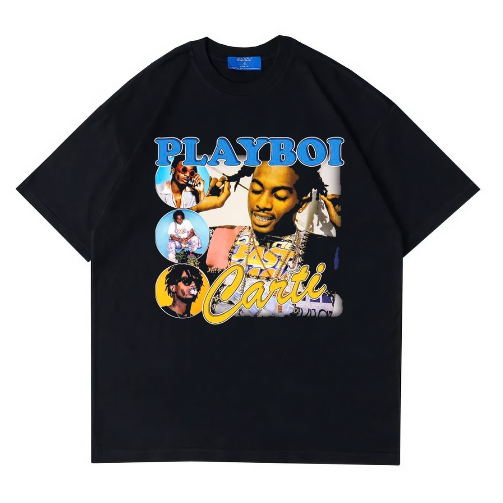 Jual Psycho Crucify Playboi Carti Oversized T Shirt Kaos Playboi Carti Kaos Rapper Rap