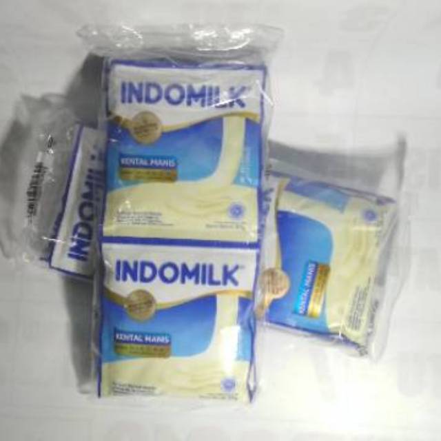 Jual Indomilk Susu Kental Manis Sachet 1 renteng 6pcs Shopee Indonesia