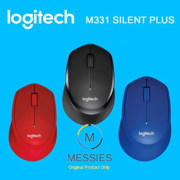 Jual Mouse Wireless Logitech M331 M 331 Silent Plus. Replace Logitech ...