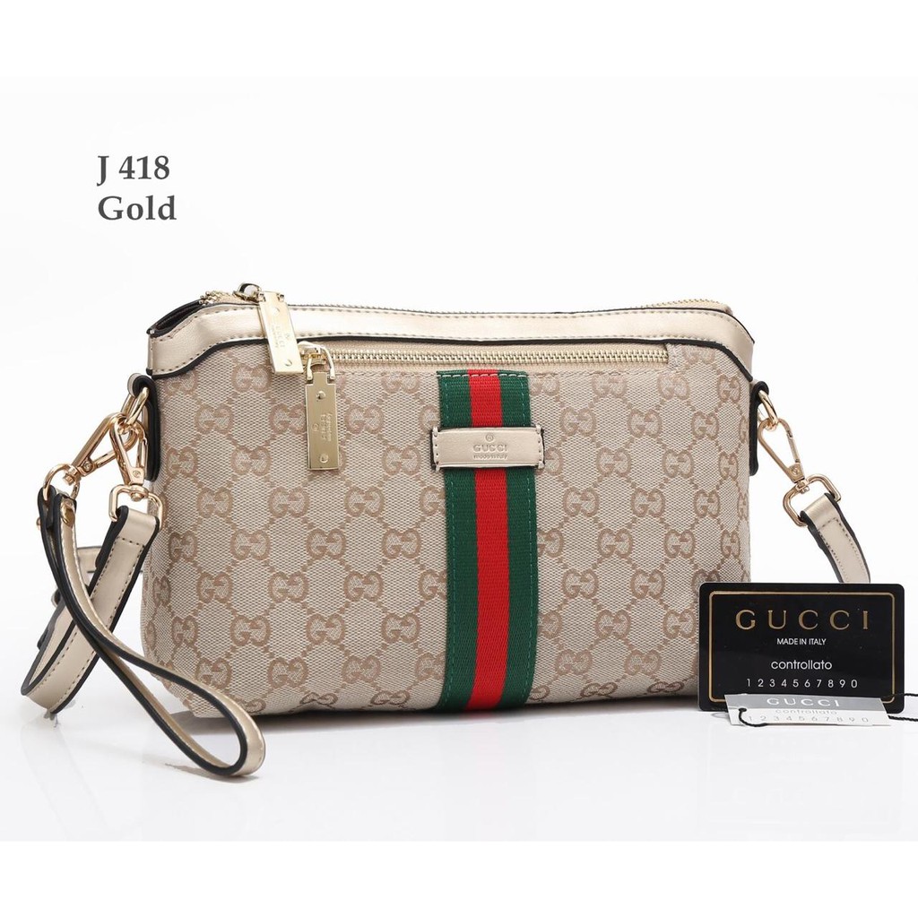 Tas GUCCI EASY B370 VBN 22 tas batam impor ransel selempang fashion branded  grosir