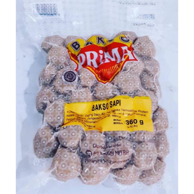 Jual Bakso Sapi Prima Bernardi Berat 360gr 50pcs Shopee Indonesia