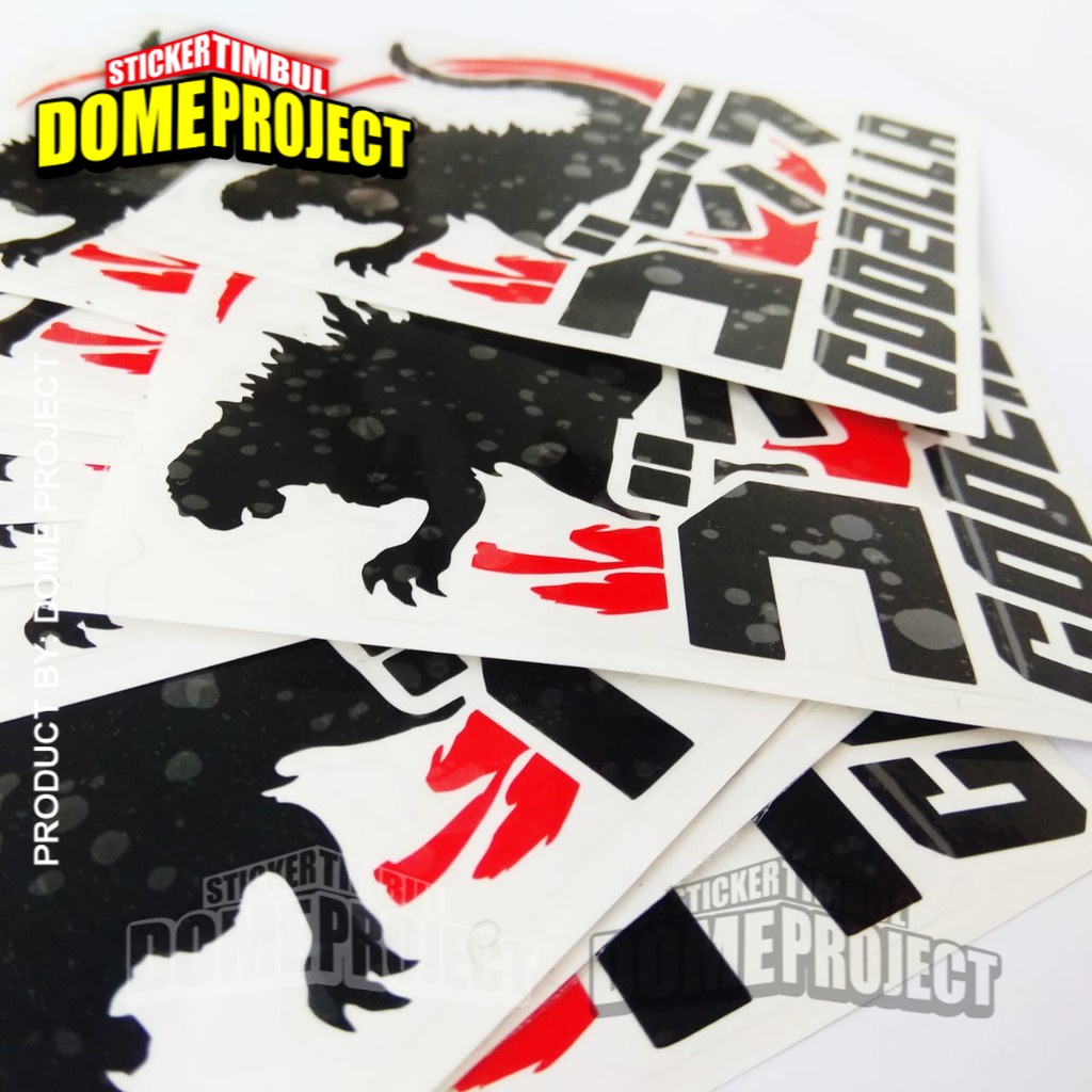 Jual Stiker Cutting GODZILLA – Sticker Motor & Mobil Aesthetic ...