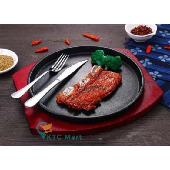 Jual Ktcmart Hotplate Bulat Round Hotplate Steak Piring Steak Shopee Indonesia