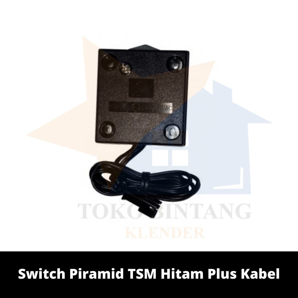 Jual Switch Piramid TSM Hitam Plus Kabel (pcs) | Shopee Indonesia
