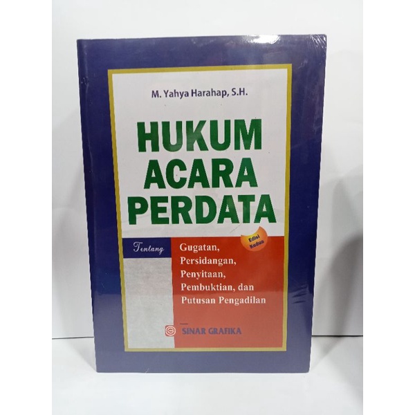 Jual BUKU HUKUM ACARA PERDATA YAHYA HARAHAP | Shopee Indonesia