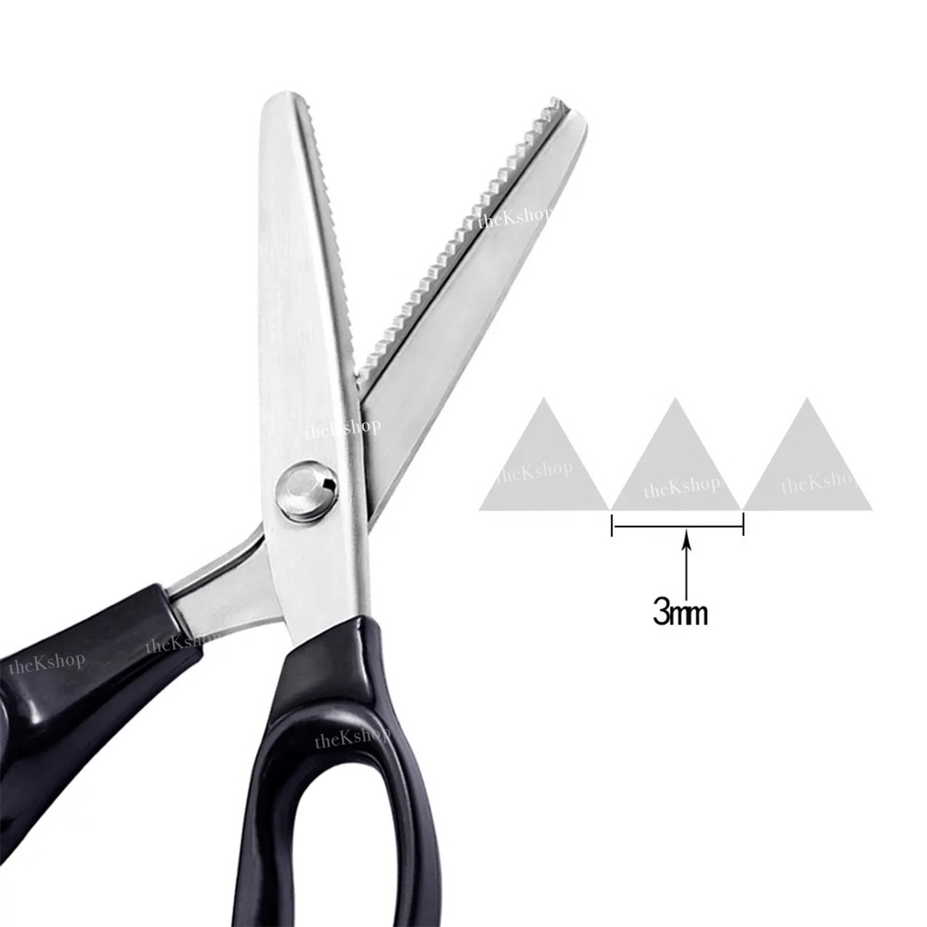 Jual Gunting Gerigi Kain 3mm 5mm 7mm / Gunting Zig Zag Kain / Gunting ...