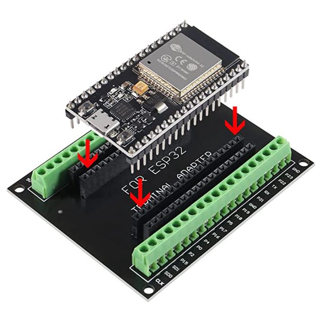 Jual ESP32 TERMINAL SCREW BREAKOUT SHIELD 38PIN GPIO EXPANSION QUICK ...