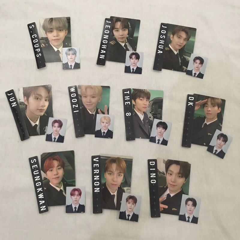 Official Seventeen DK Membership Kit Photocard Id Photo Set