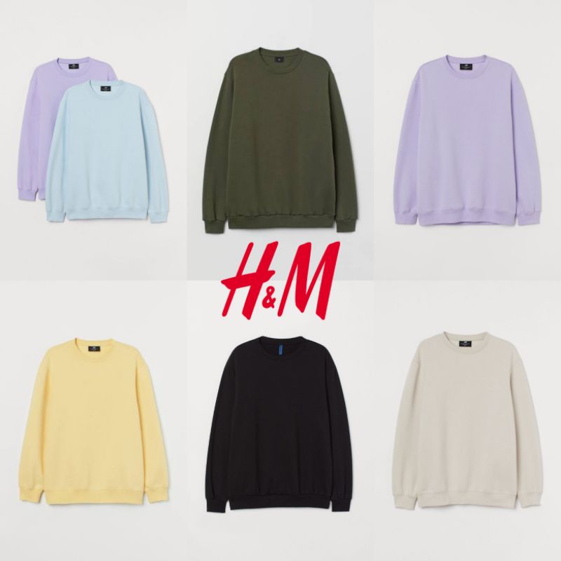 Harga crewneck h&m original sale