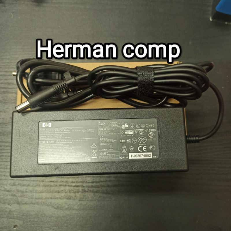 Jual Original Adaptor Charger Hp All In One Pc V A Jarum Dc X Mm W Shopee