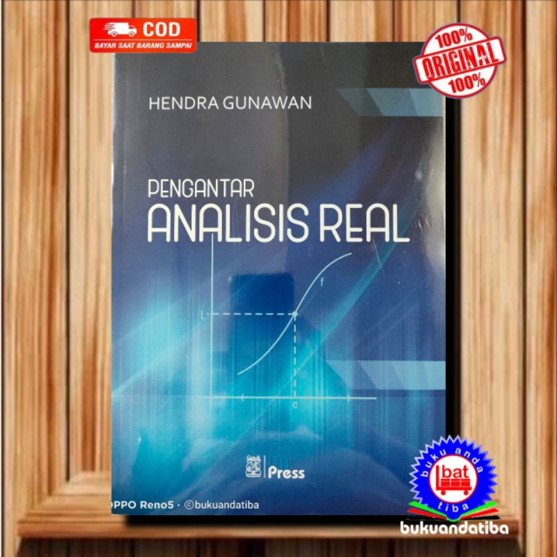 Jual BUKU PENGANTAR ANALISIS REAL - ITB - Hendra Gunawan - ORIGINAL ...