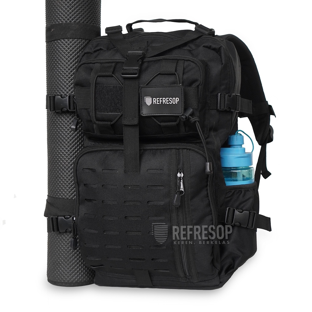 Jual REFRESOP Original PX376 Tas Ransel Army Tactical - Hitam | Shopee ...