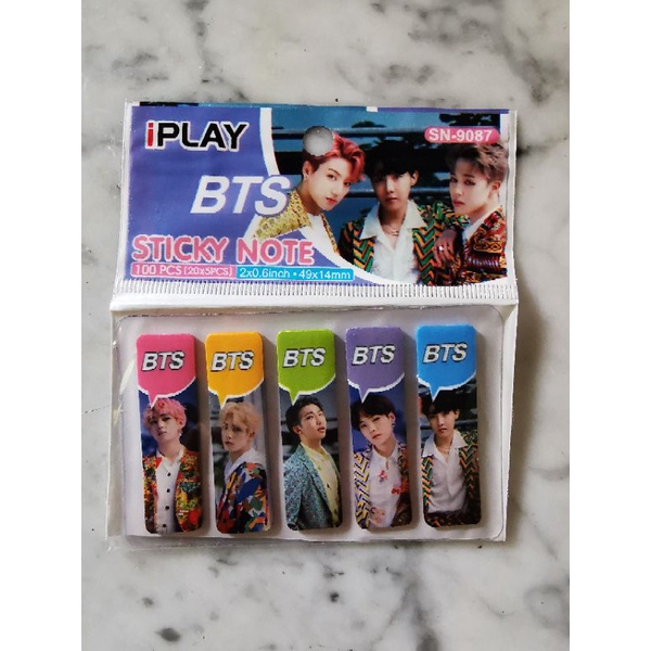 Jual sticky notes plastik hologram special Bts termurah | Shopee Indonesia