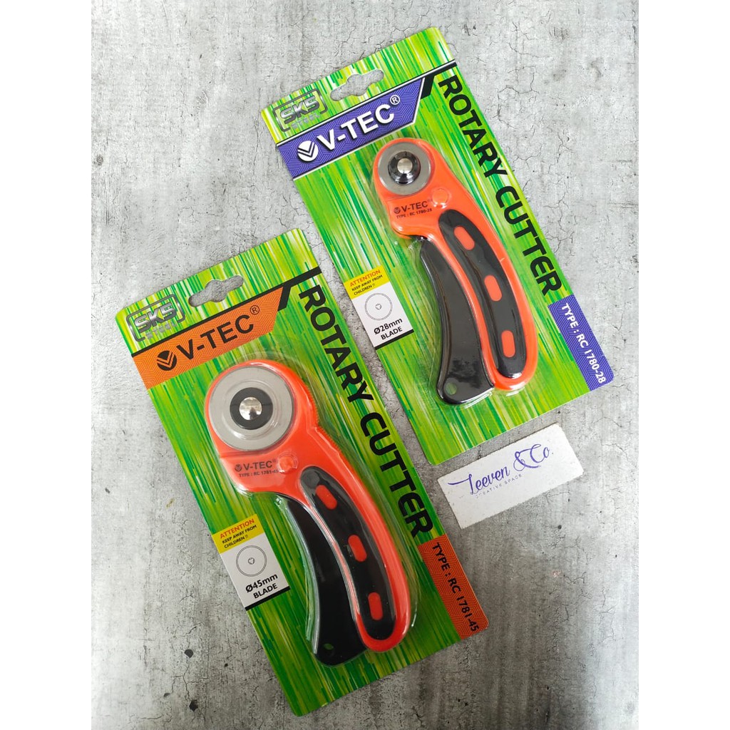Jual V-TEC ROTARY CUTTER with Grip (28mm & 45mm) | Shopee Indonesia