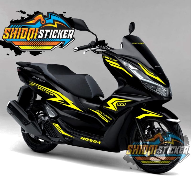 Jual COD striping pcx 160, stiker cutting list bodi honda pcx 160 ...